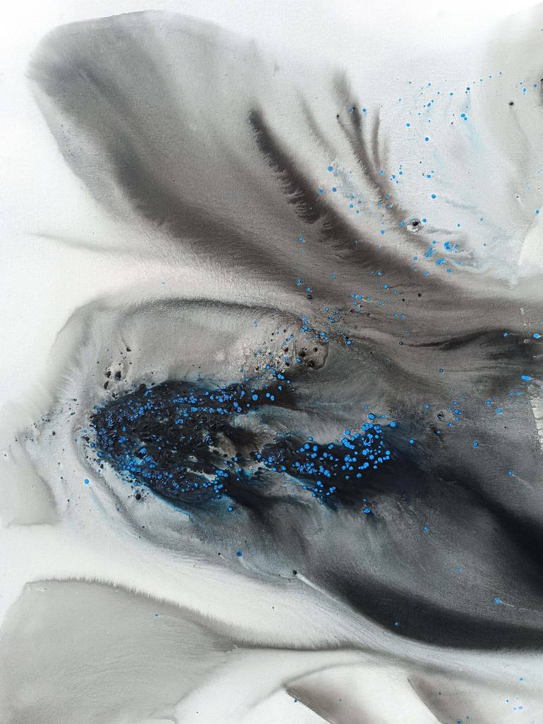 Original Abstract Expressionism Abstract Painting by Muriel Napoli