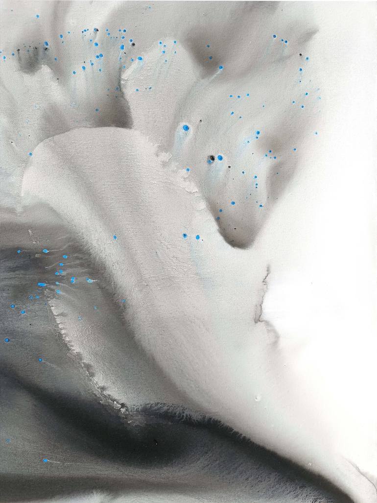 Original Abstract Expressionism Abstract Painting by Muriel Napoli