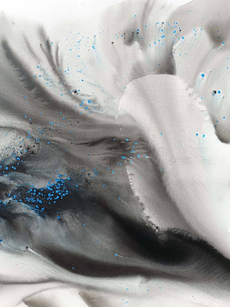 Original Abstract Expressionism Abstract Painting by Muriel Napoli