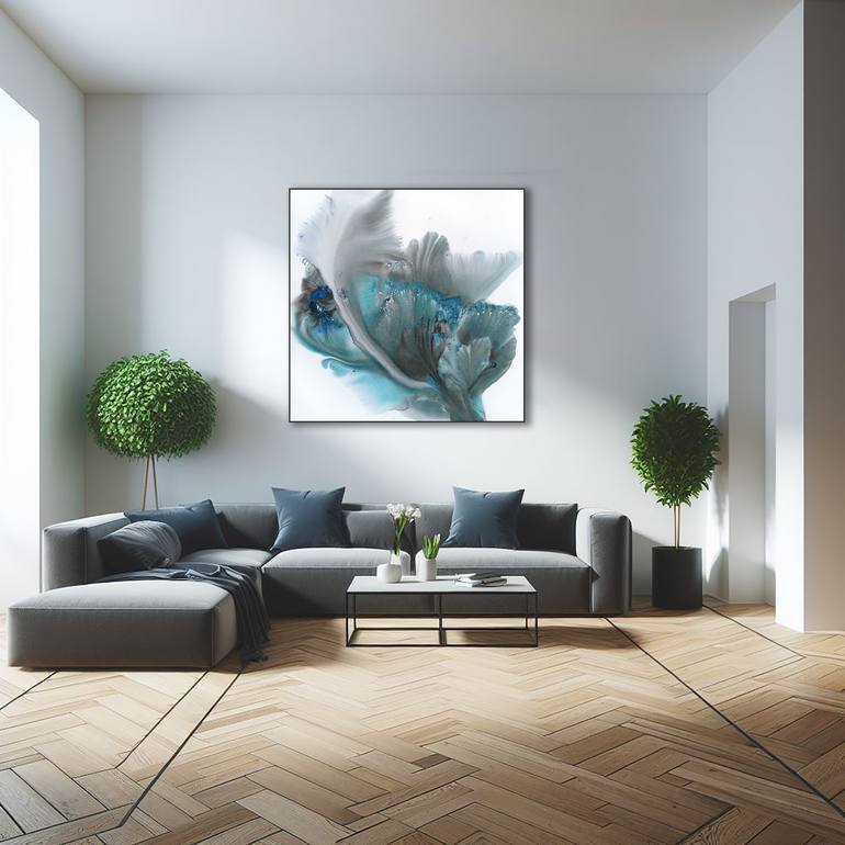 Original Abstract Expressionism Nature Painting by Muriel Napoli