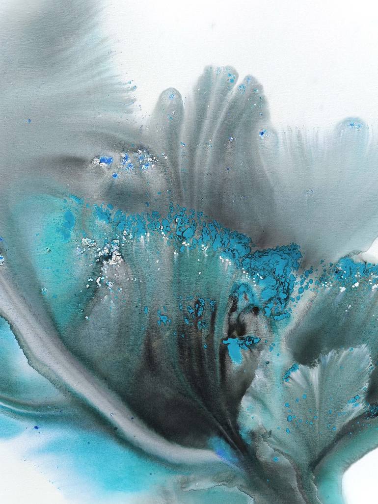 Original Abstract Expressionism Nature Painting by Muriel Napoli