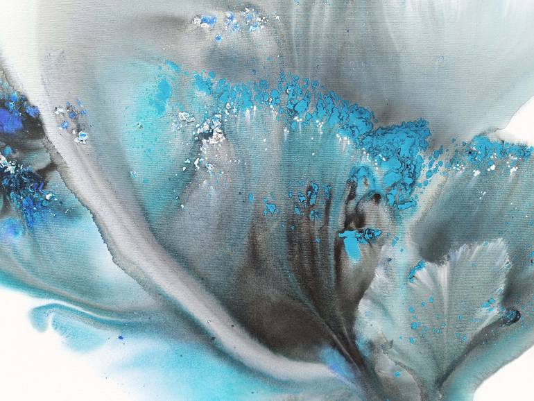 Original Abstract Expressionism Nature Painting by Muriel Napoli