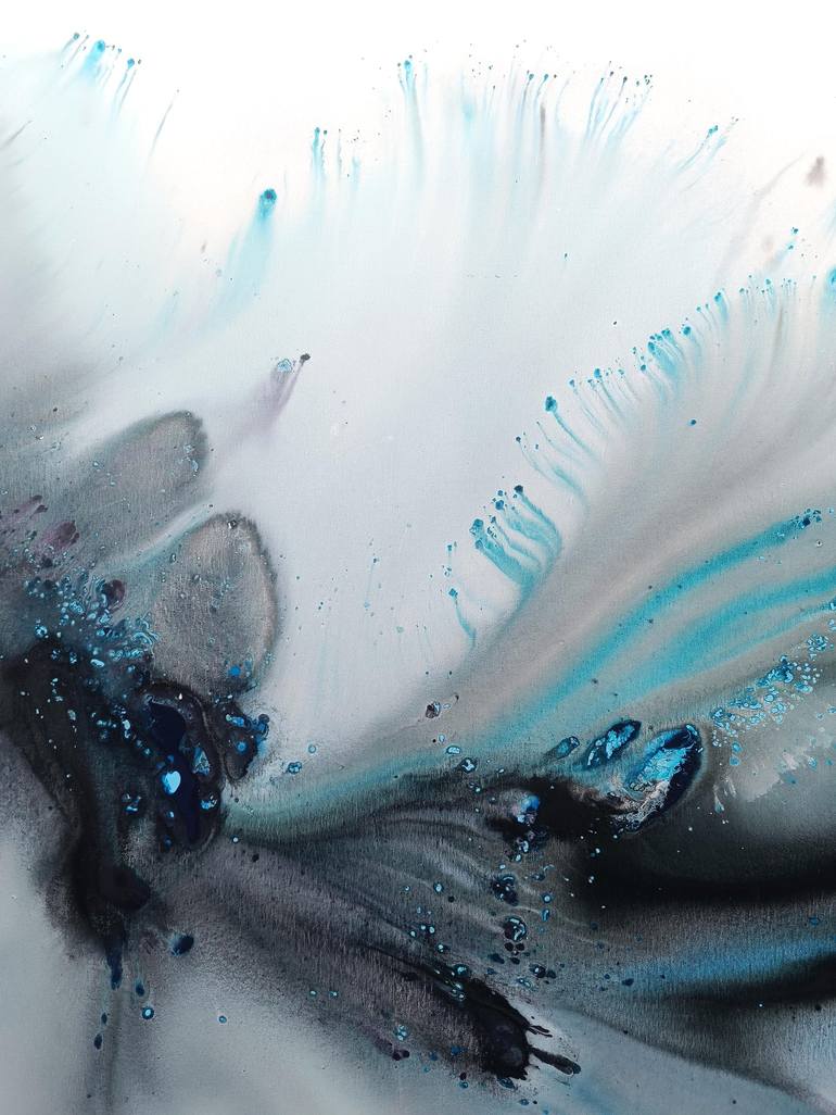 Original Abstract Landscape Painting by Muriel Napoli