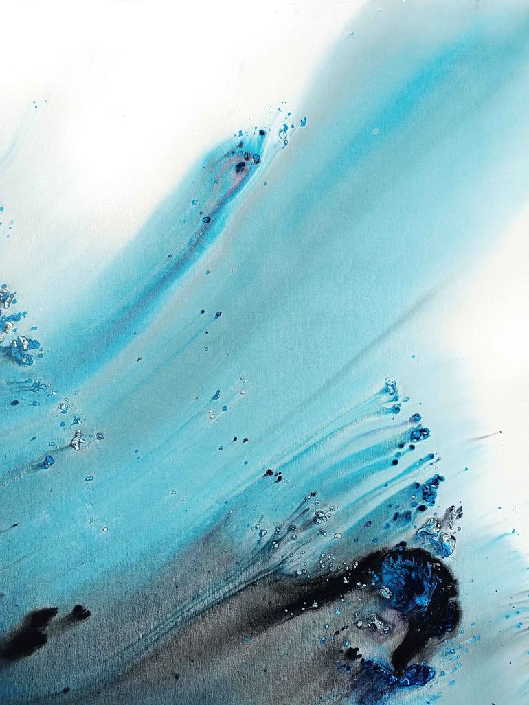 Original Abstract Landscape Painting by Muriel Napoli