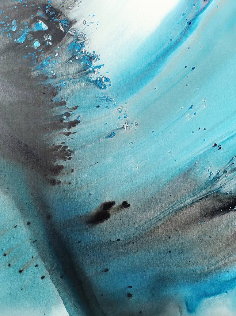 Original Abstract Landscape Painting by Muriel Napoli
