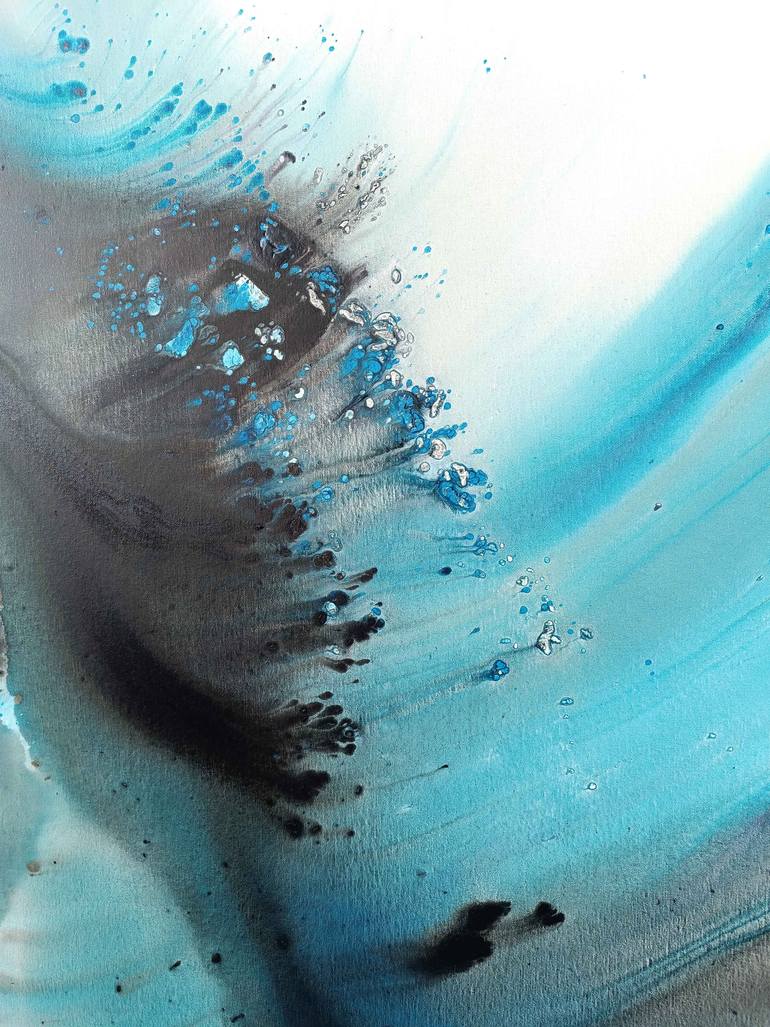 Original Abstract Landscape Painting by Muriel Napoli