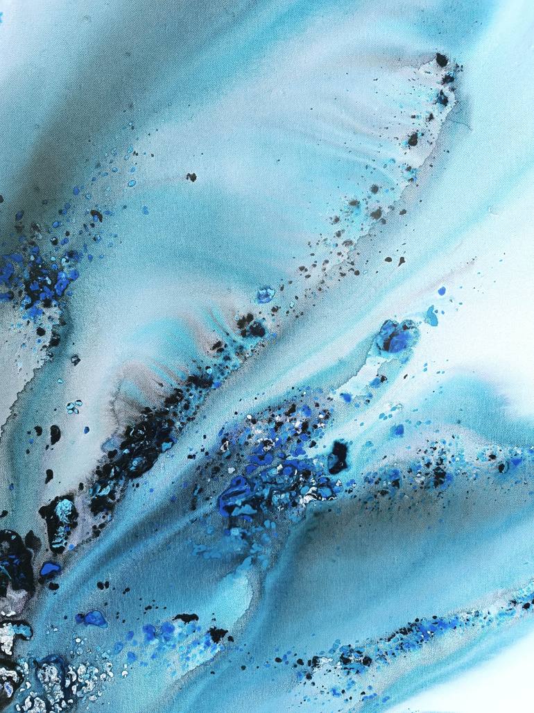 Original Abstract Botanic Painting by Muriel Napoli
