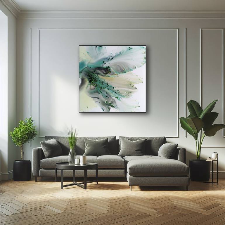 Original Abstract Expressionism Abstract Painting by Muriel Napoli