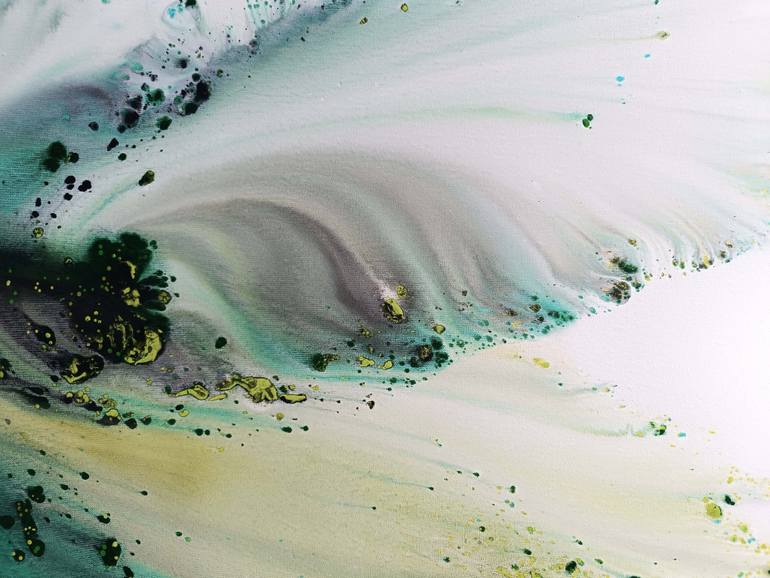 Original Abstract Expressionism Abstract Painting by Muriel Napoli
