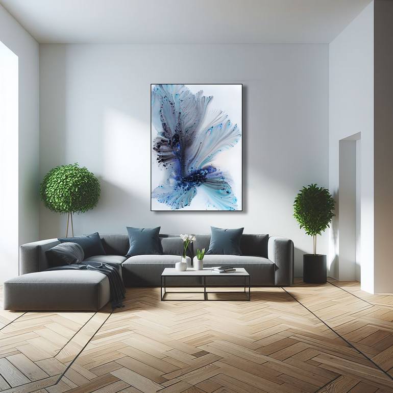 Original Abstract Expressionism Abstract Painting by Muriel Napoli