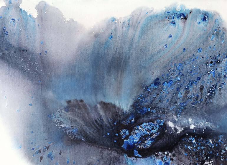 Original Abstract Expressionism Abstract Painting by Muriel Napoli