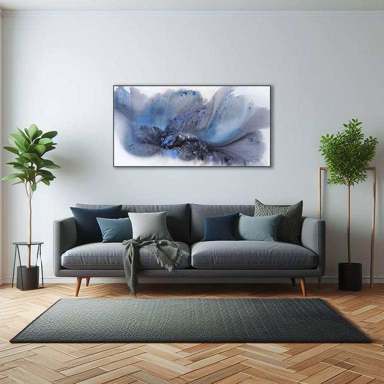 Original Abstract Expressionism Abstract Painting by Muriel Napoli
