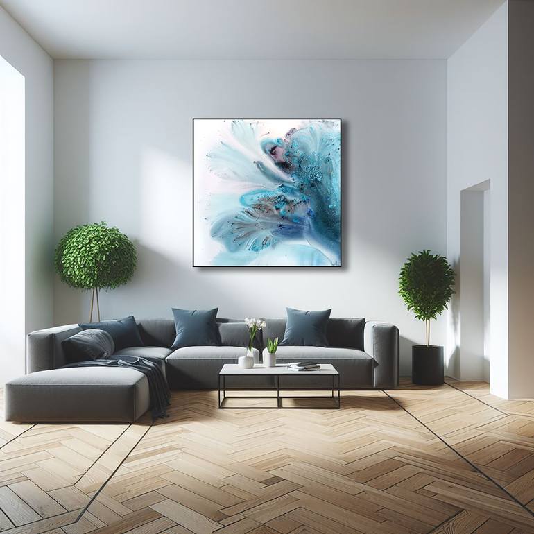 Original Abstract Landscape Painting by Muriel Napoli