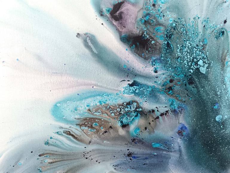 Original Abstract Landscape Painting by Muriel Napoli