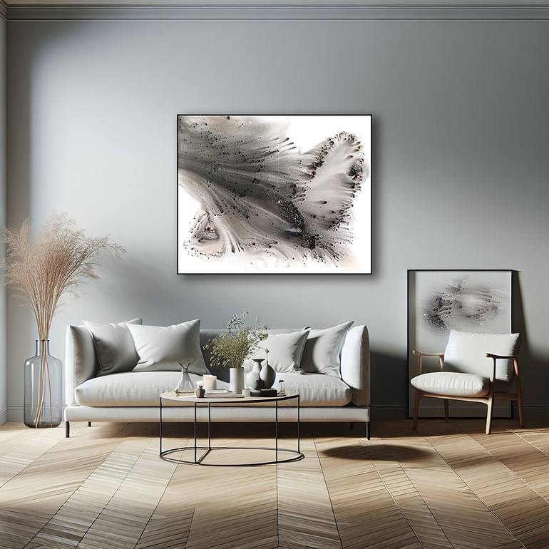 Original Abstract Landscape Painting by Muriel Napoli