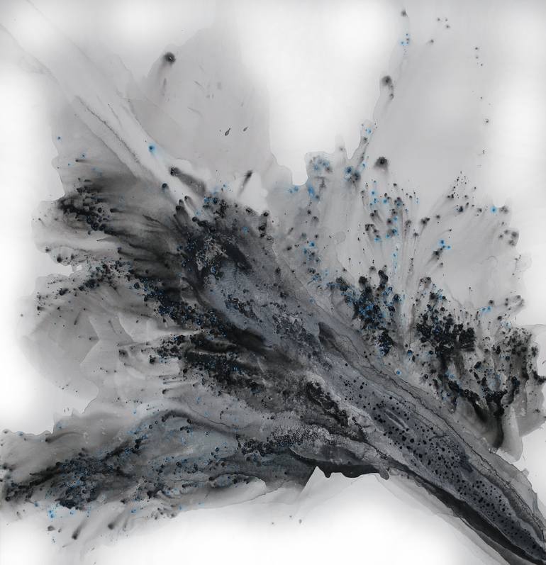 Original Abstract Science Paintings by Muriel Napoli