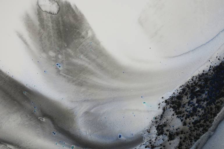 Original Abstract Seascape Painting by Muriel Napoli