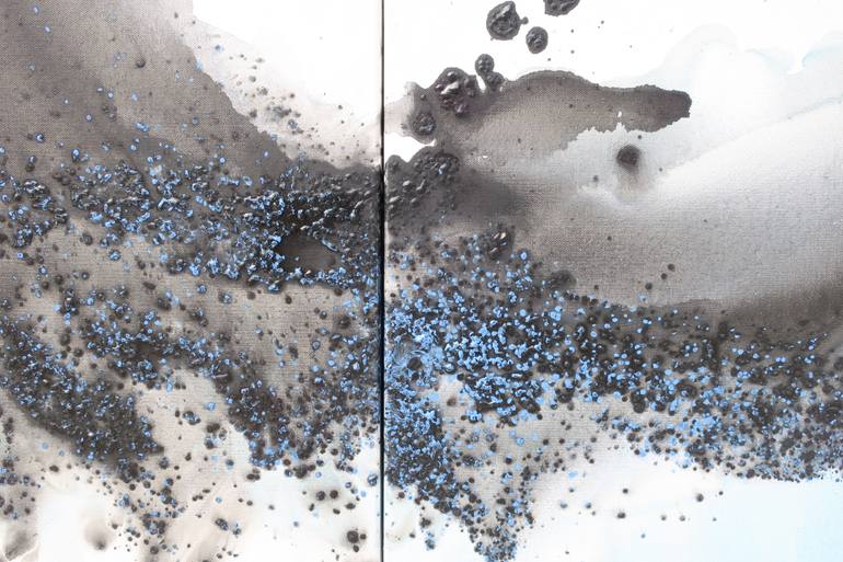 Original Abstract Nature Painting by Muriel Napoli