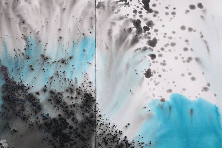 Original Abstract Nature Painting by Muriel Napoli