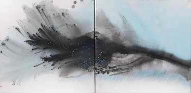 Original Abstract Water Paintings by Muriel napoli