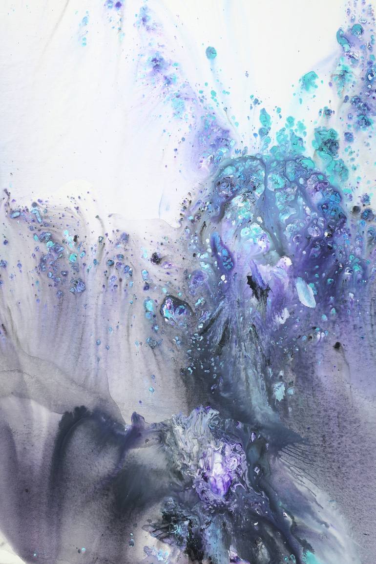 Original Abstract Water Painting by Muriel Napoli