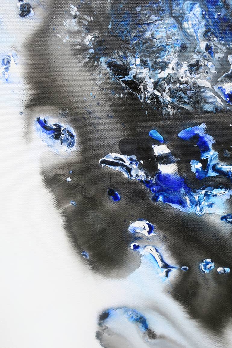 Original Abstract Beach Painting by Muriel Napoli