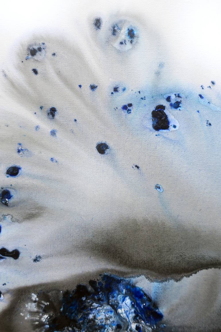 Original Abstract Beach Painting by Muriel Napoli