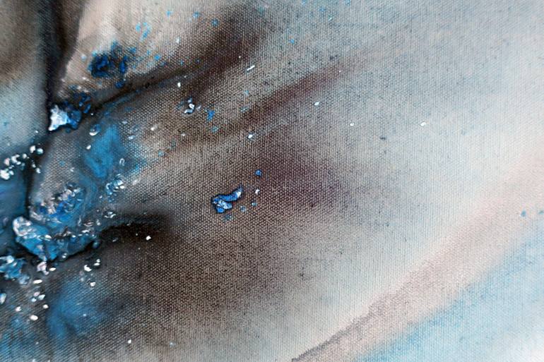 Original Abstract Beach Painting by Muriel Napoli