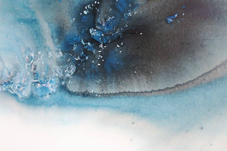 Original Abstract Beach Painting by Muriel Napoli