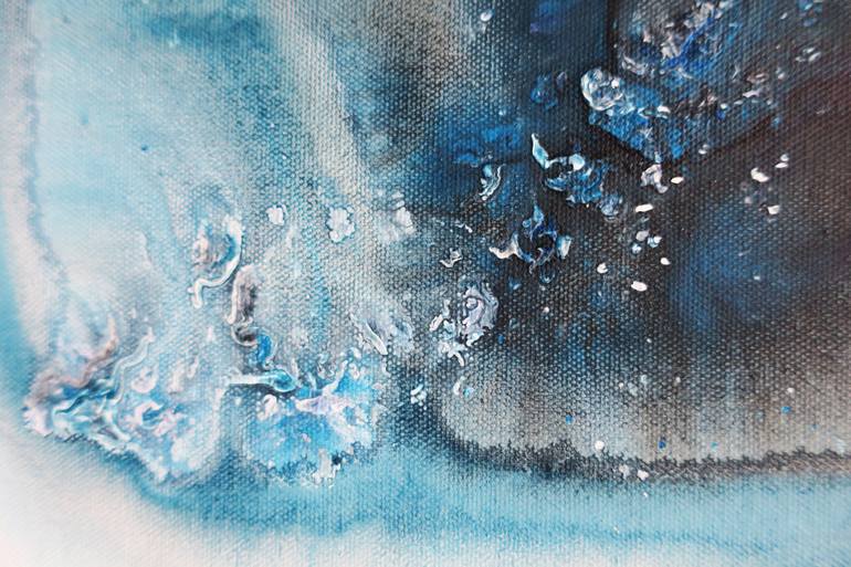 Original Abstract Beach Painting by Muriel Napoli