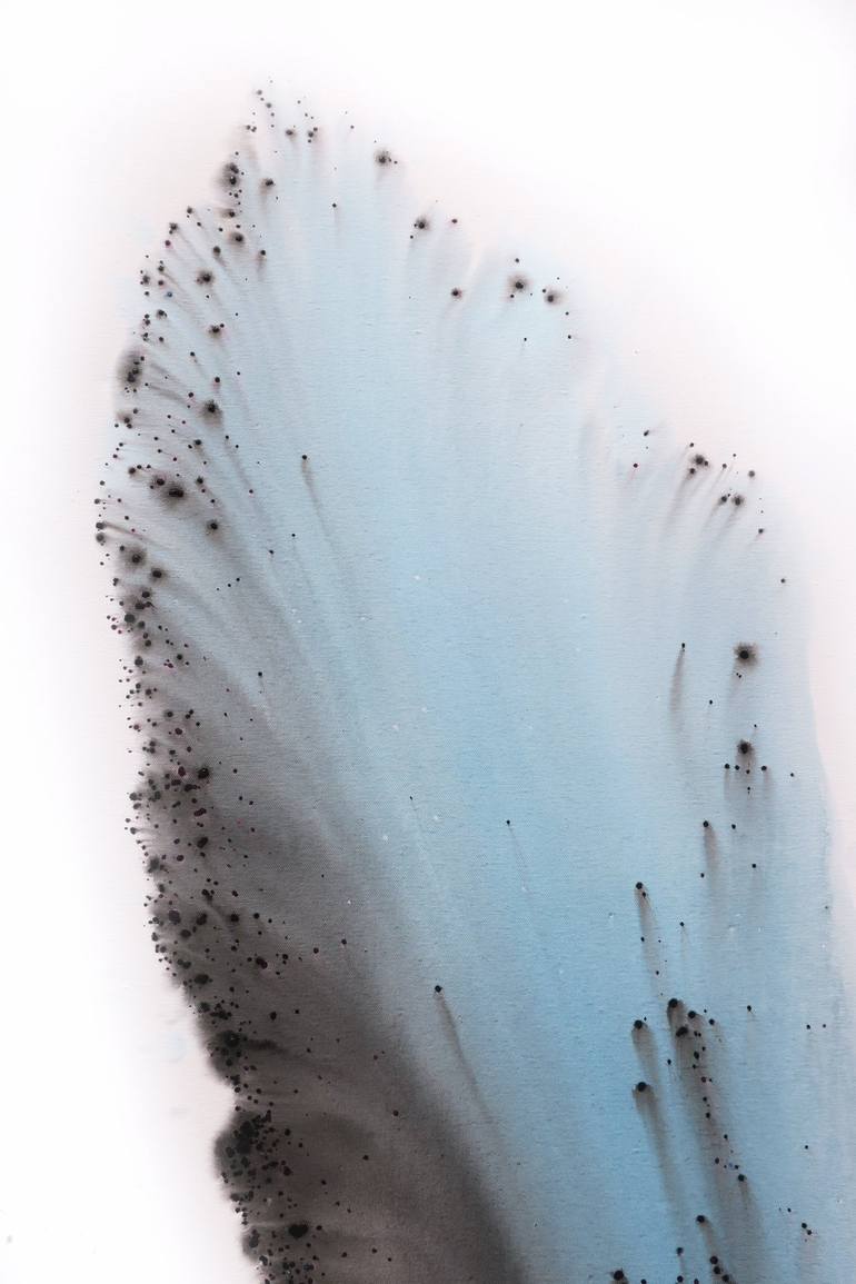 Original Abstract Aerial Painting by Muriel Napoli