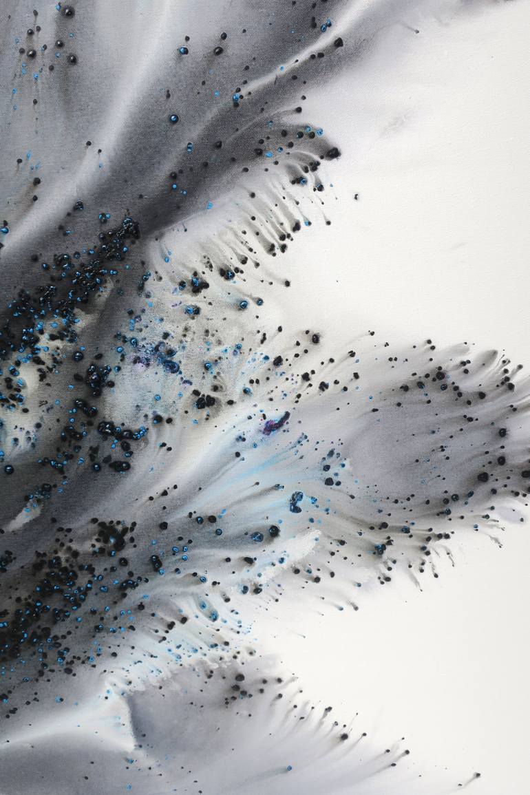 Original Abstract Botanic Painting by Muriel Napoli