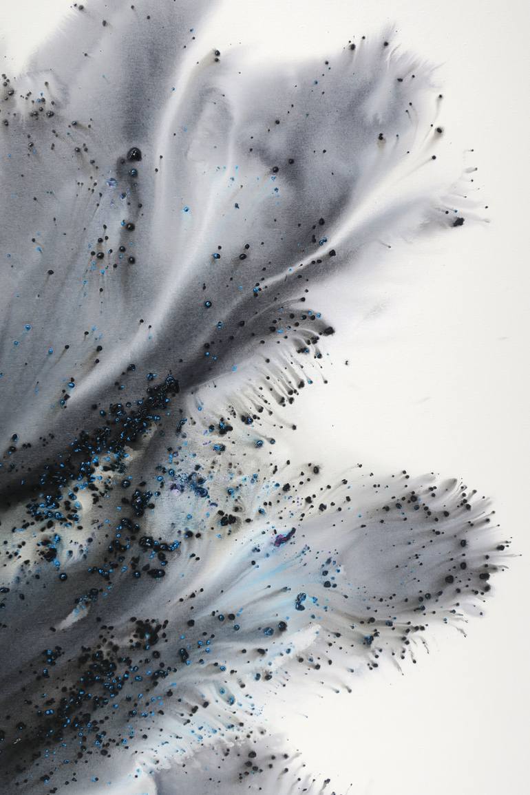 Original Abstract Botanic Painting by Muriel Napoli