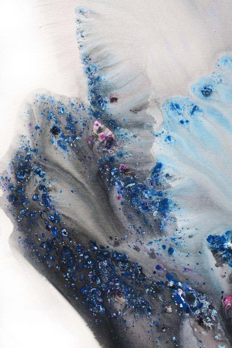 Original Abstract Botanic Painting by Muriel Napoli