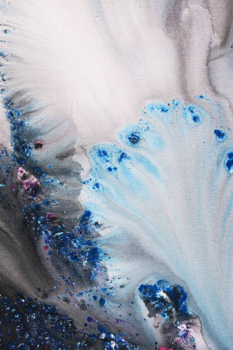 Original Abstract Botanic Painting by Muriel Napoli