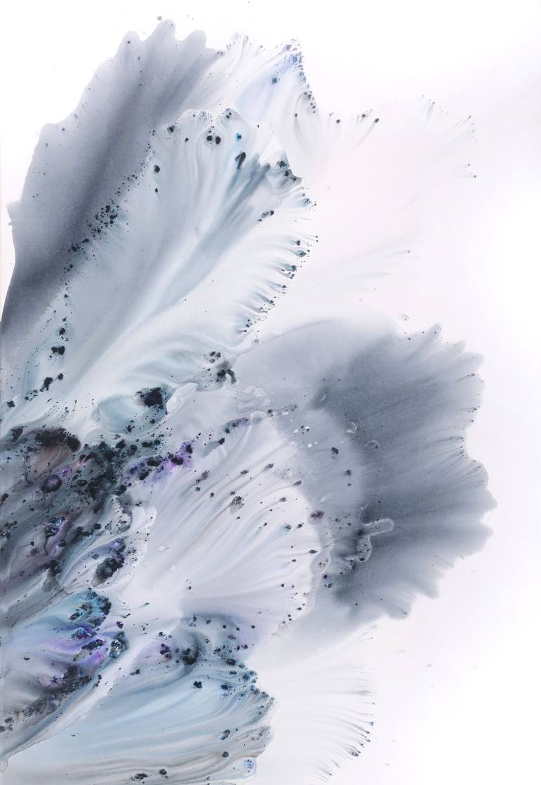 Print of Fine Art Abstract Paintings by Muriel Napoli