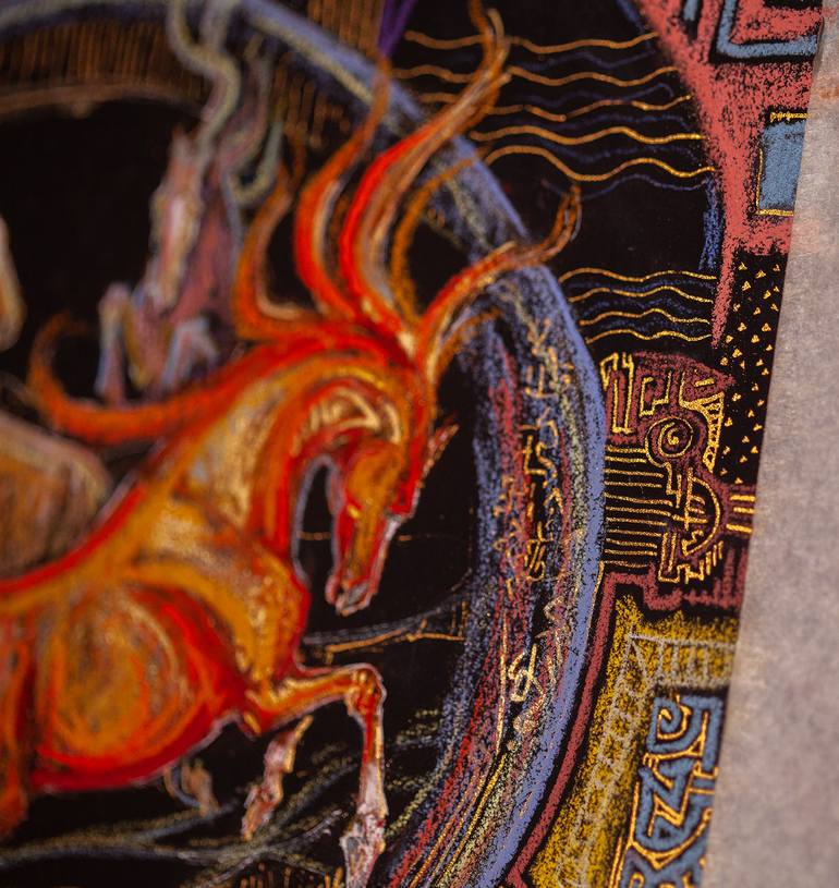 A vortex Drawing by Fefa Koroleva | Saatchi Art