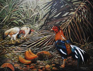 Print of Realism Animal Paintings by Sahabudin Ismail