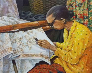 Print of Realism People Paintings by Sahabudin Ismail
