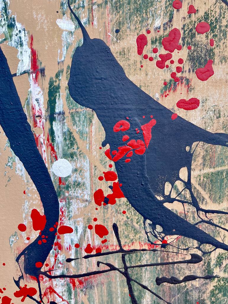 Original Abstract Expressionism Abstract Painting by Julian Raven