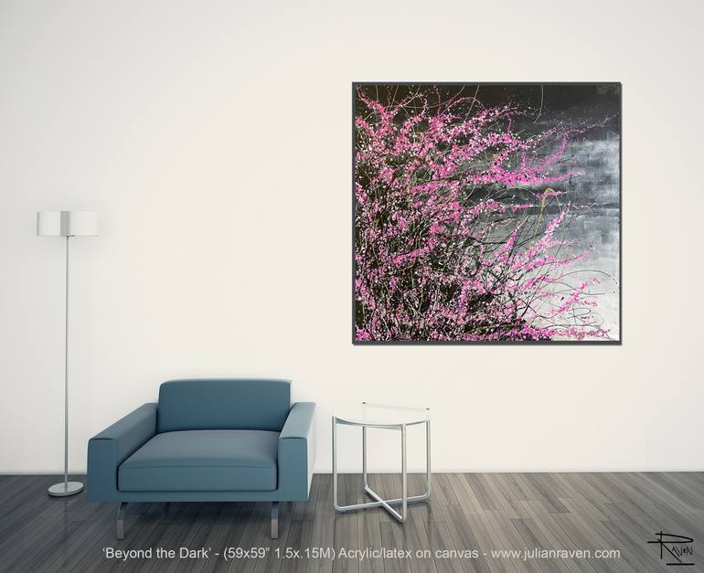 Original Abstract Expressionism Landscape Painting by Julian Raven