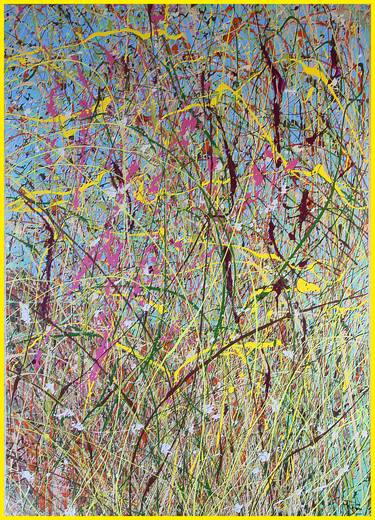 Print of Abstract Expressionism Floral Paintings by Julian Raven
