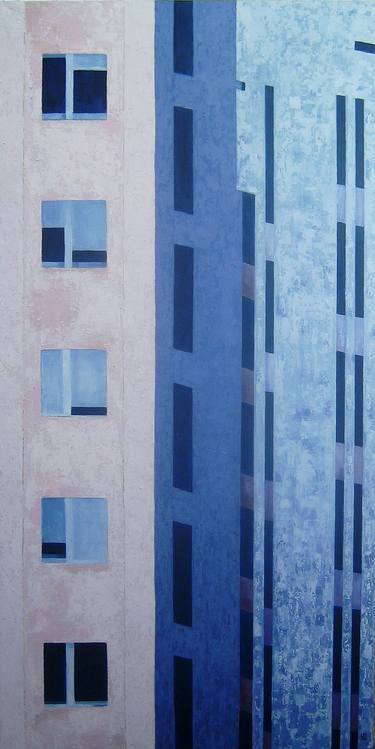 Original Abstract Architecture Paintings by Nina Todorovic