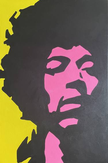 Original Jimi Hendrix Pop Art Canvas thumb