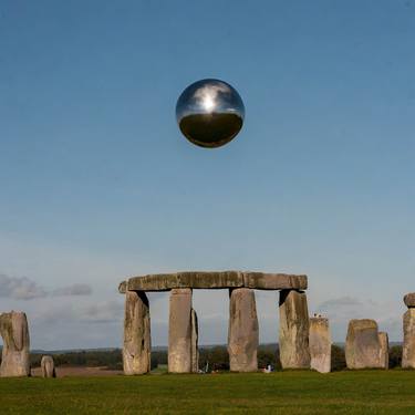 Ancient Enigma: Aerial Anomaly Above the Henge thumb