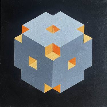 Original Abstract Geometric Paintings by Dominic Joyce