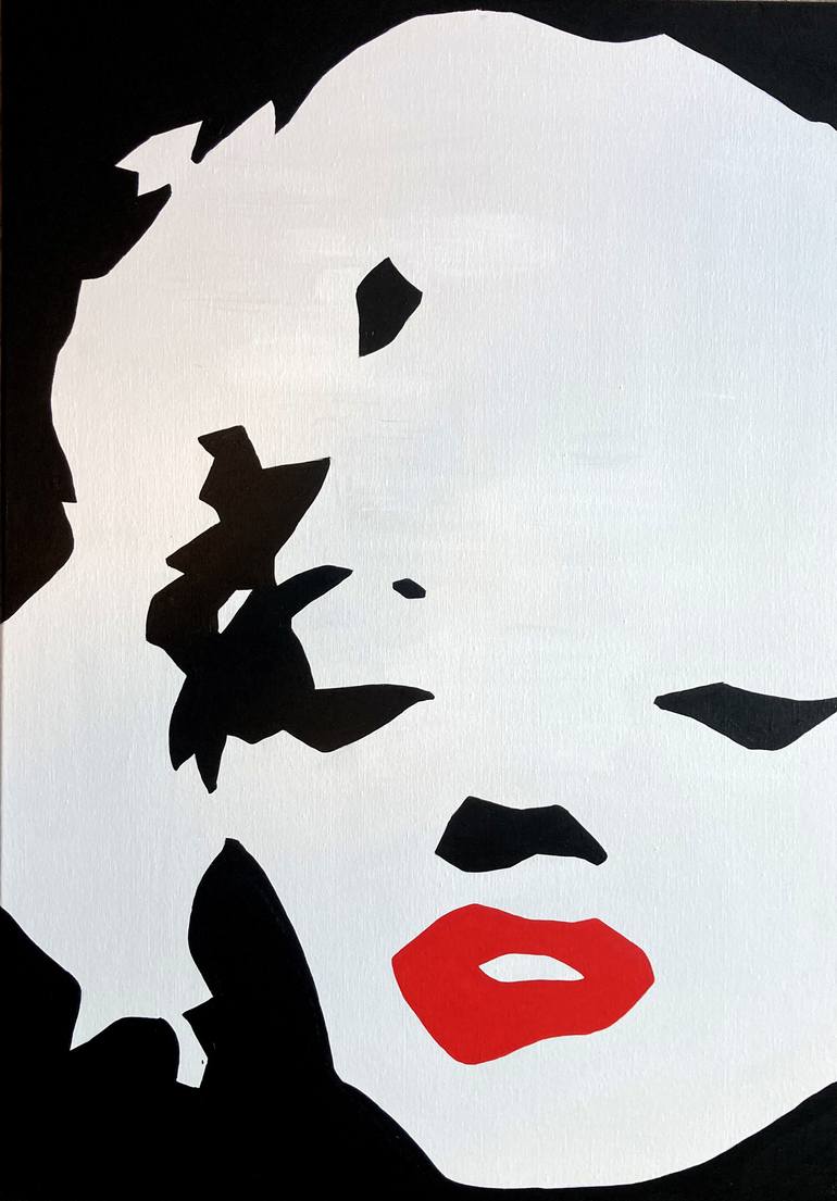 Monroe Framed Pop Art Canvas by Joyce | Saatchi Art