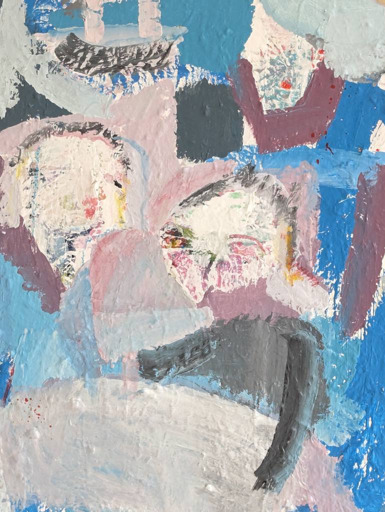 Original Abstract Expressionism Abstract Painting by Pina Loves