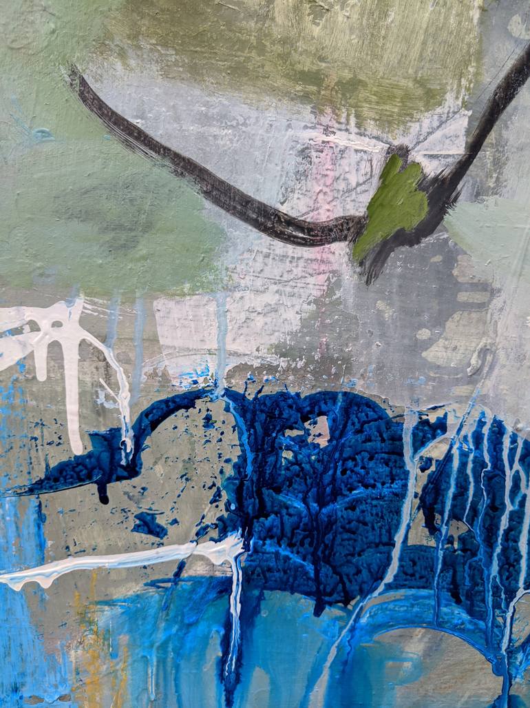 Original Abstract Expressionism Abstract Painting by Pina Loves