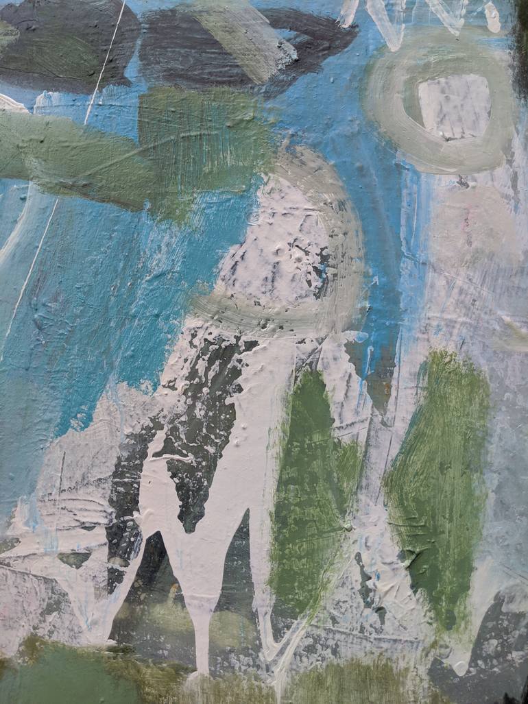 Original Abstract Expressionism Abstract Painting by Pina Loves